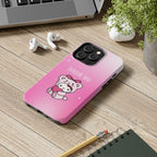 Dynamic Duo Part 1 Pink Bear Tough Phone Case