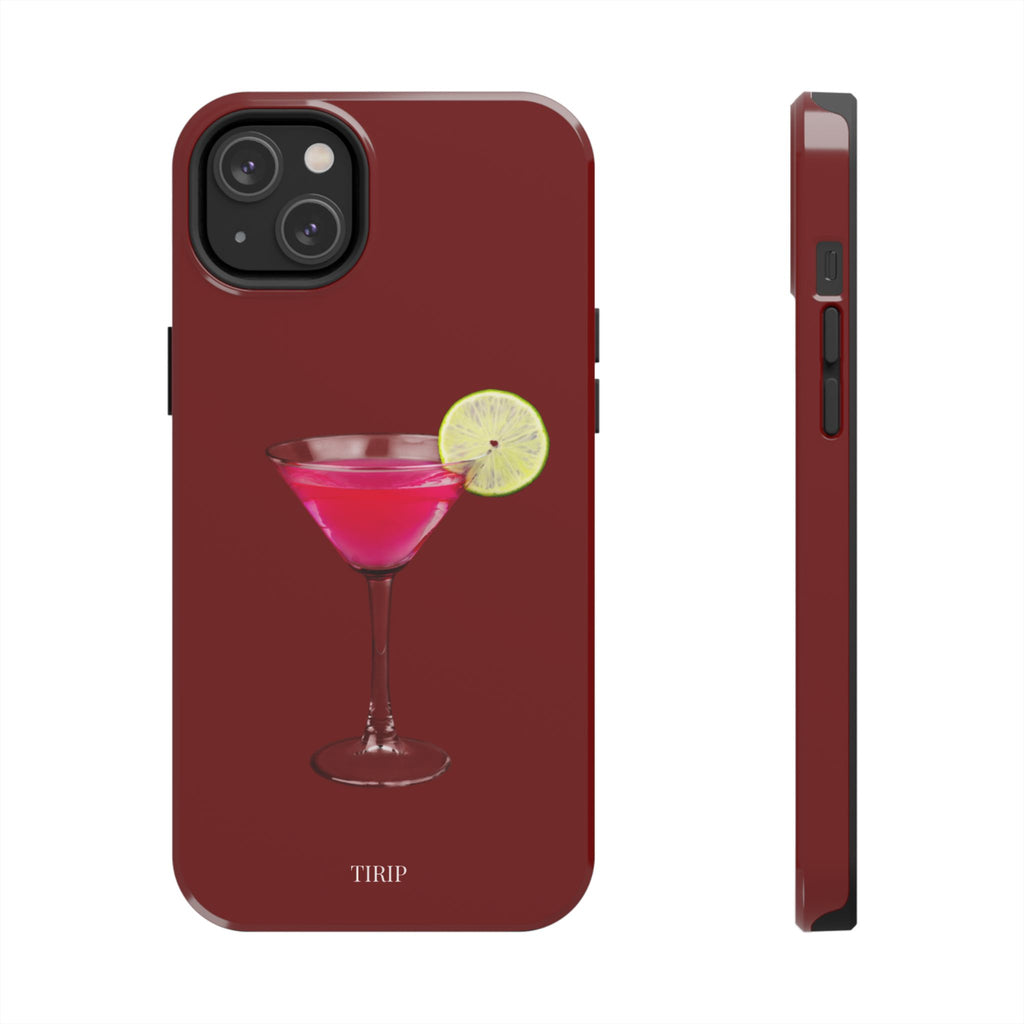 Pink Cocktail Tough Phone Case