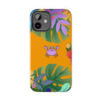 Tropical Floral Crab Tough Phone Case