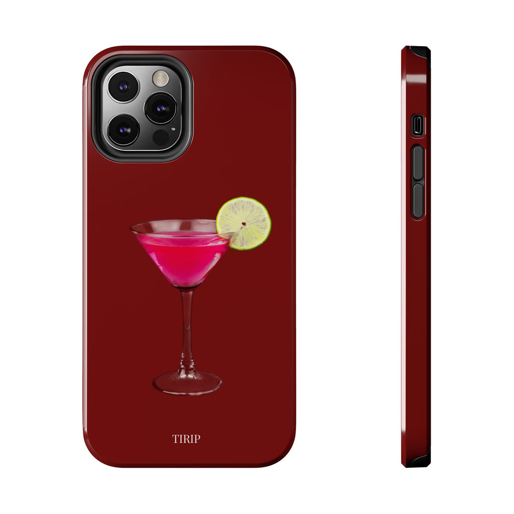 Pink Cocktail Tough Phone Case