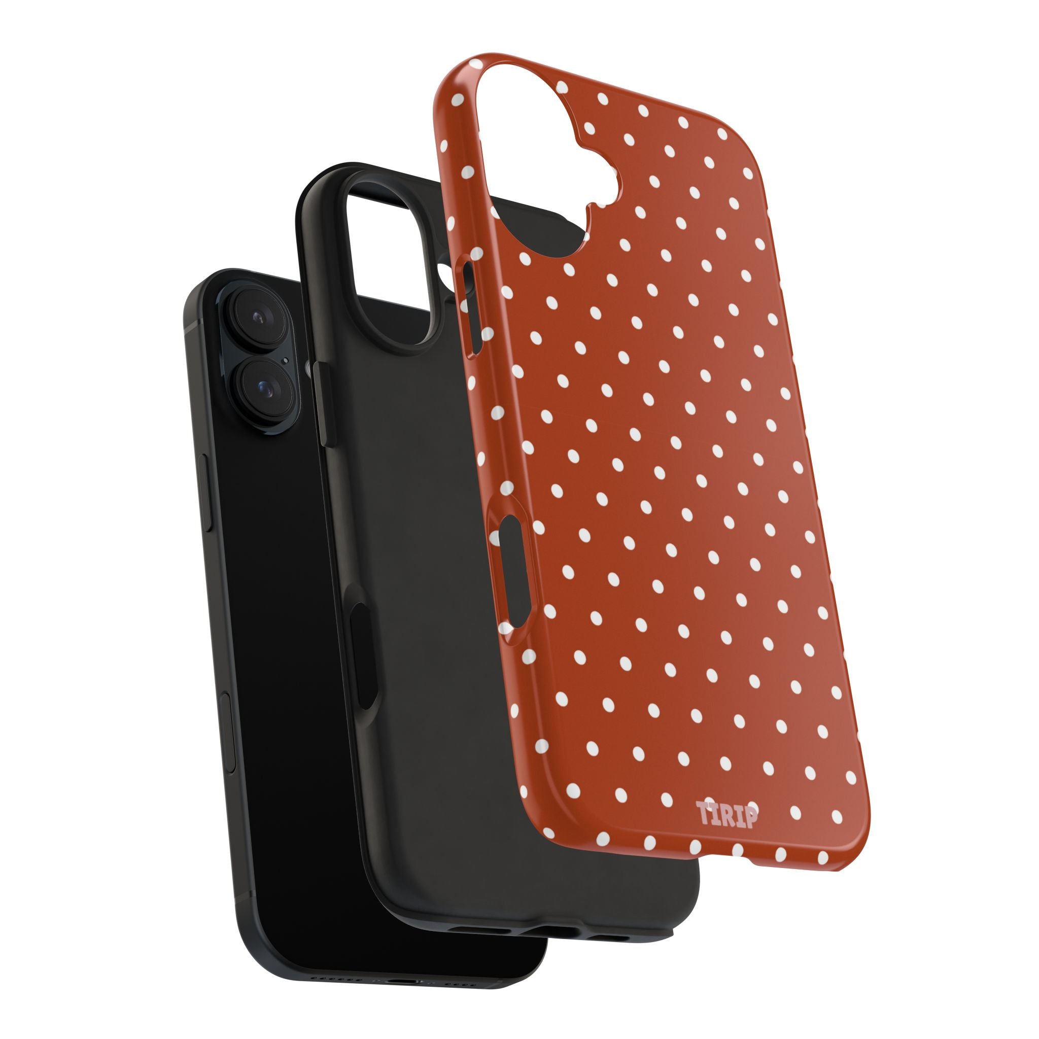 Brown Polka Dot Tough Phone Case