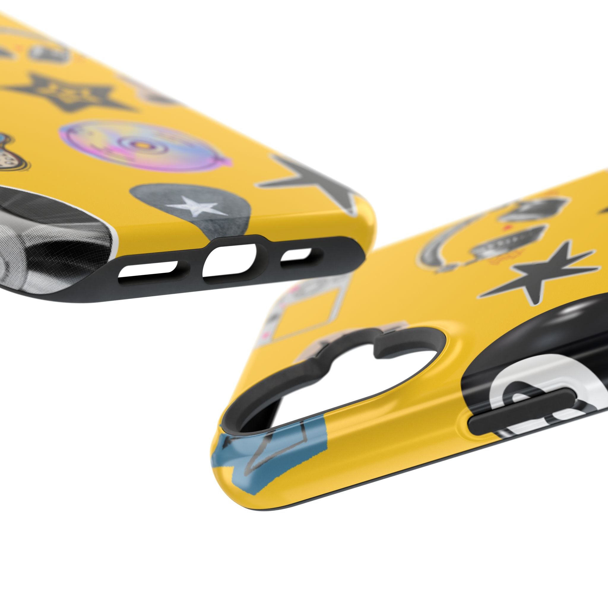 Yellow Music Icons MagSafe Phone Case