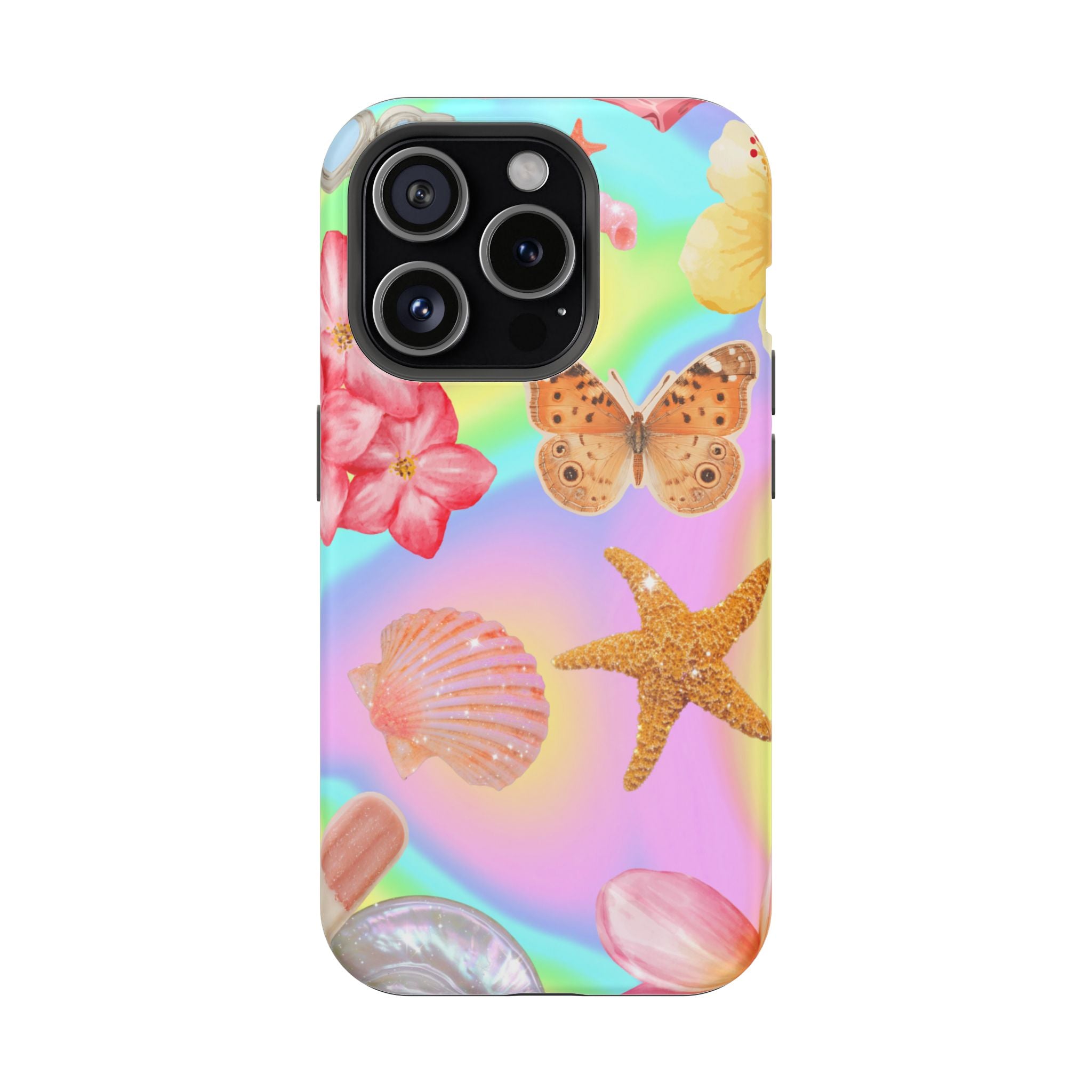 Tropical Seashell Magnetic Impact Resistant Phone Case