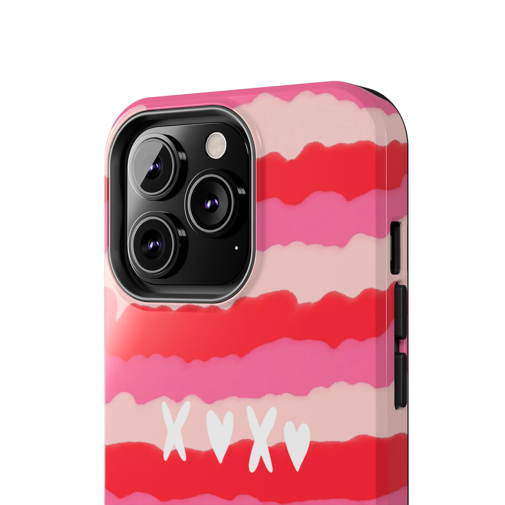 XOXO Stripe Tough Phone Case