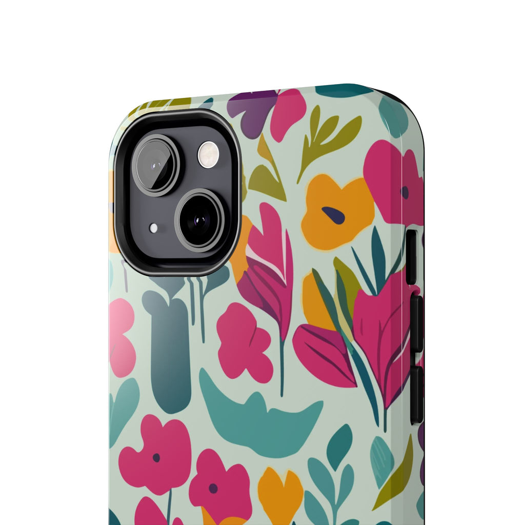 Floral Splash Tough Phone Case