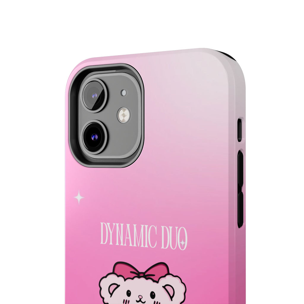 Dynamic Duo Part 1 Pink Bear Tough Phone Case
