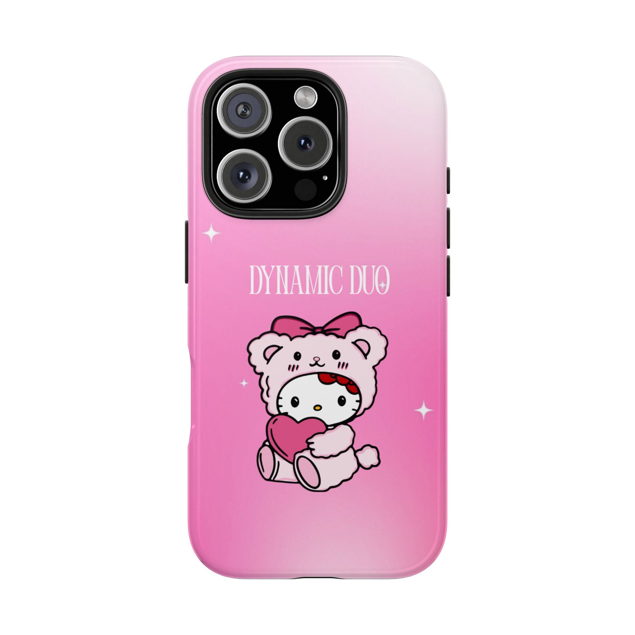 Dynamic Duo Part 1 Pink Bear Tough Phone Case