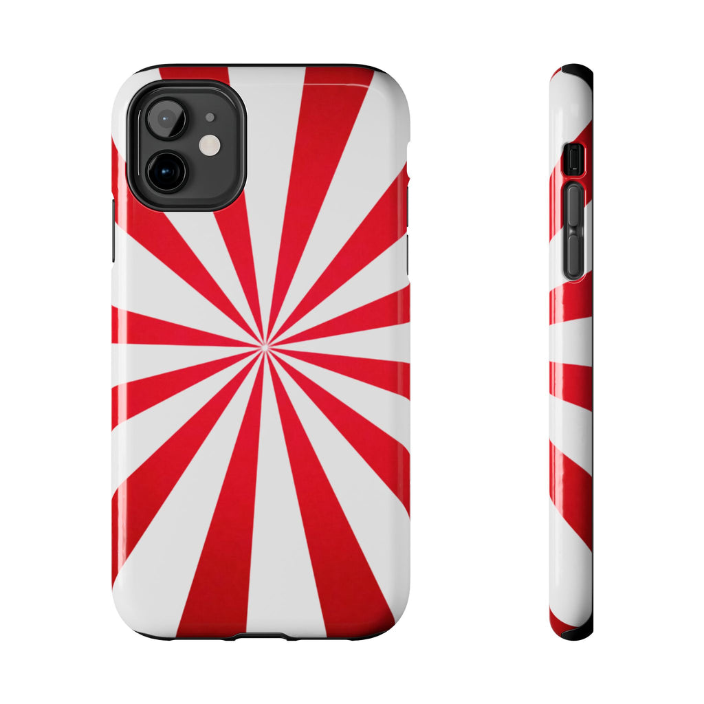Red Burst Tough Phone Case