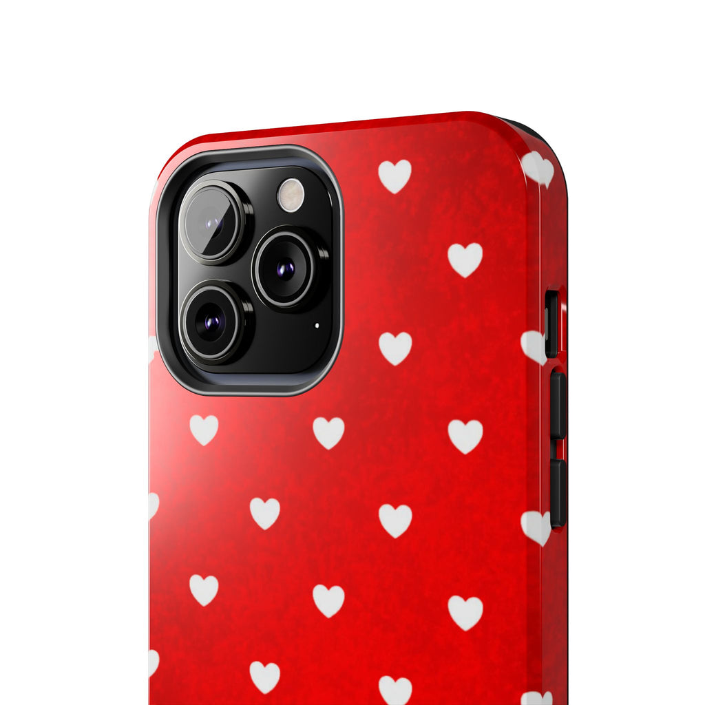 I’m Yours Red Heart Pattern Tough Phone Case