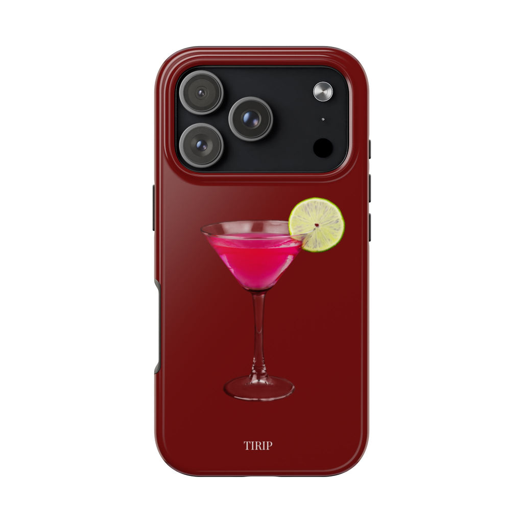 Pink Cocktail Tough Phone Case
