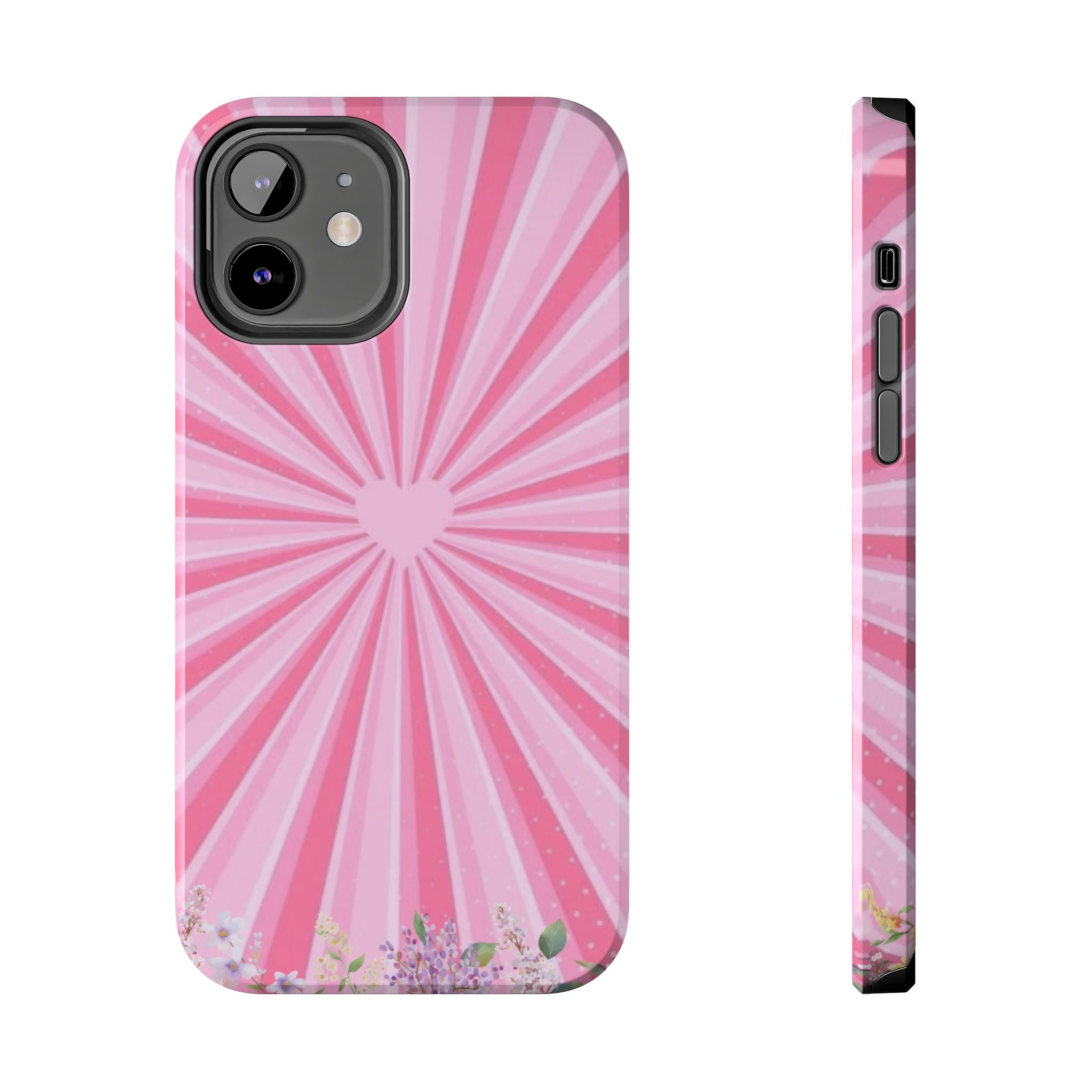 Pink Heartburst Tough Phone Case