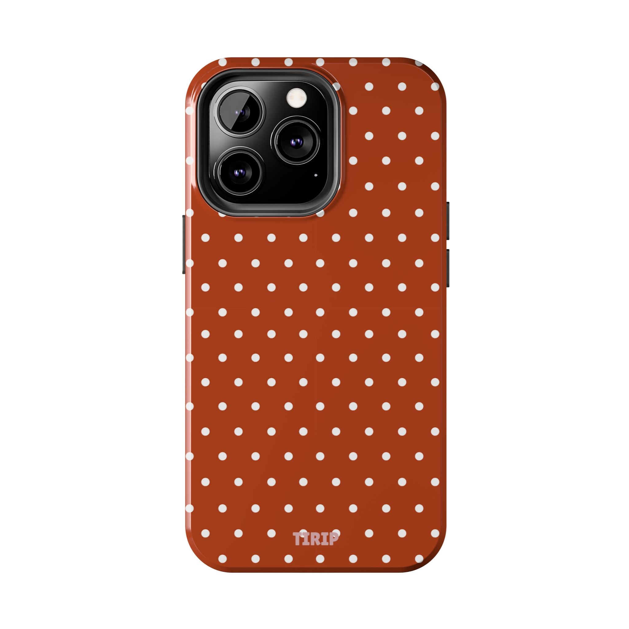 Brown Polka Dot Tough Phone Case