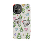 Floral Hearts Tough Phone Case