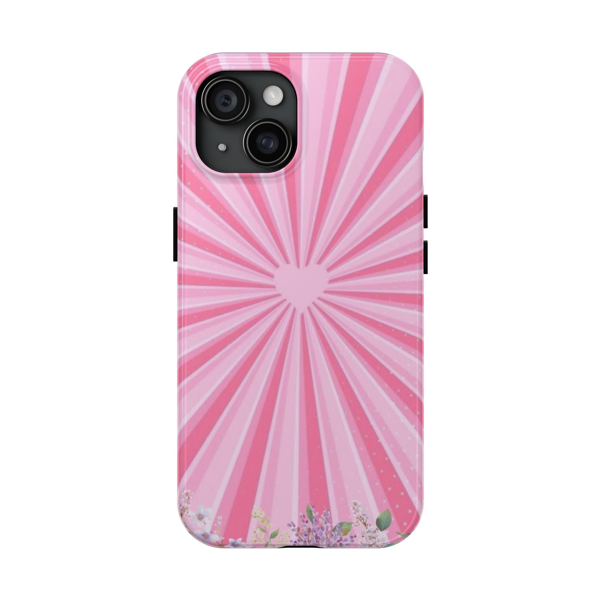 Pink Heartburst Tough Phone Case