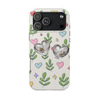 Floral Hearts Tough Phone Case