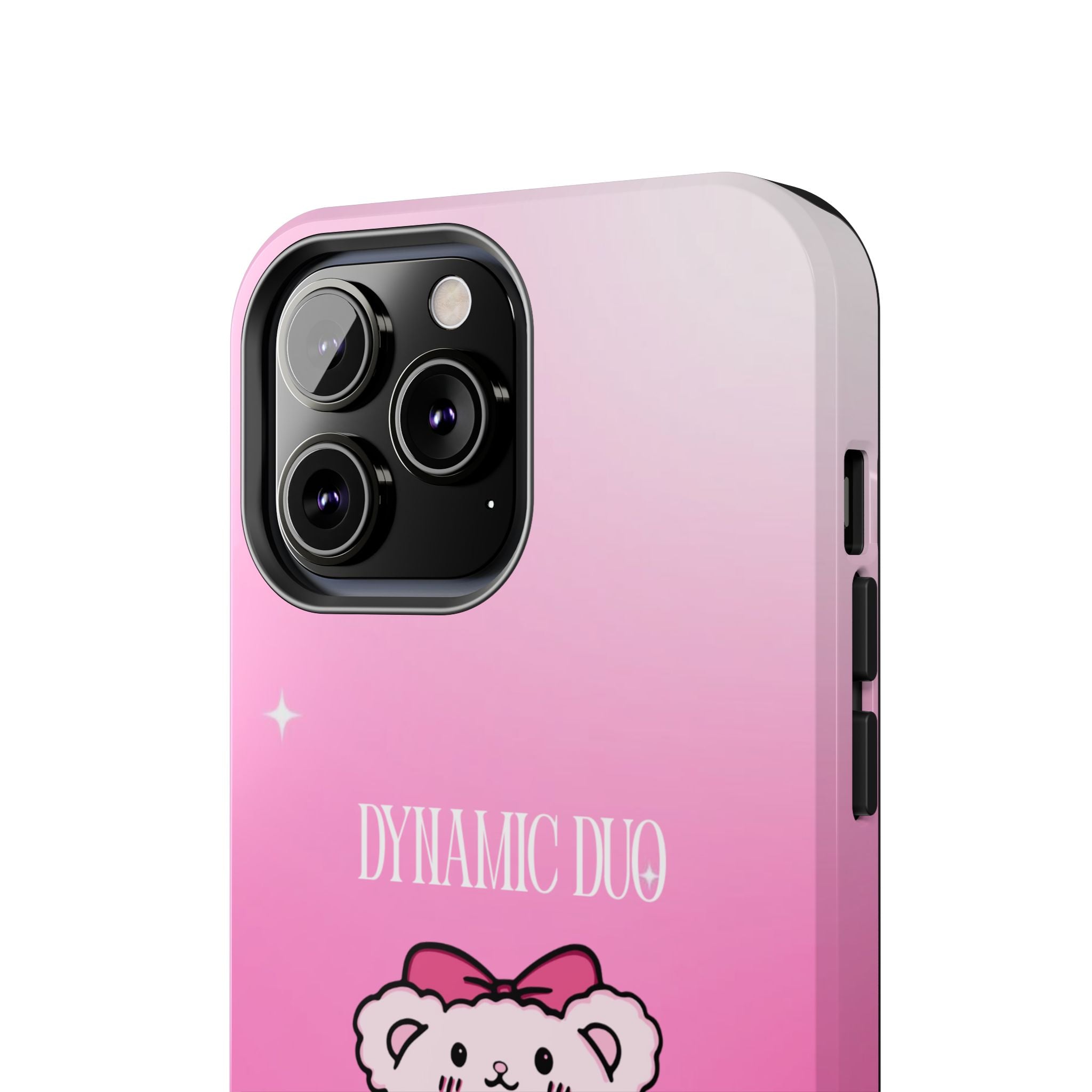 Dynamic Duo Part 1 Pink Bear Tough Phone Case