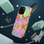 Tropical Seashell Magnetic Impact Resistant Phone Case