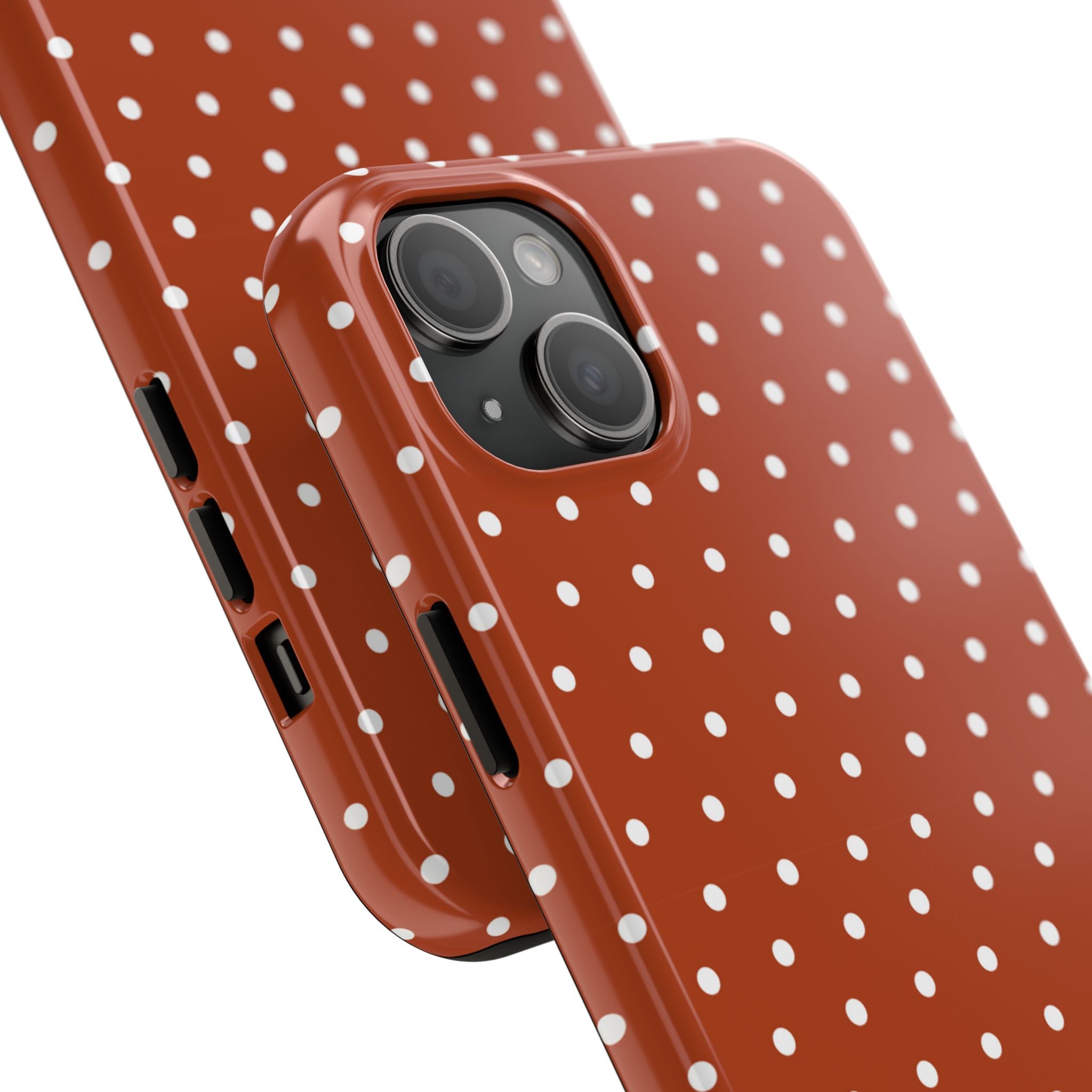 Brown Polka Dot Tough Phone Case