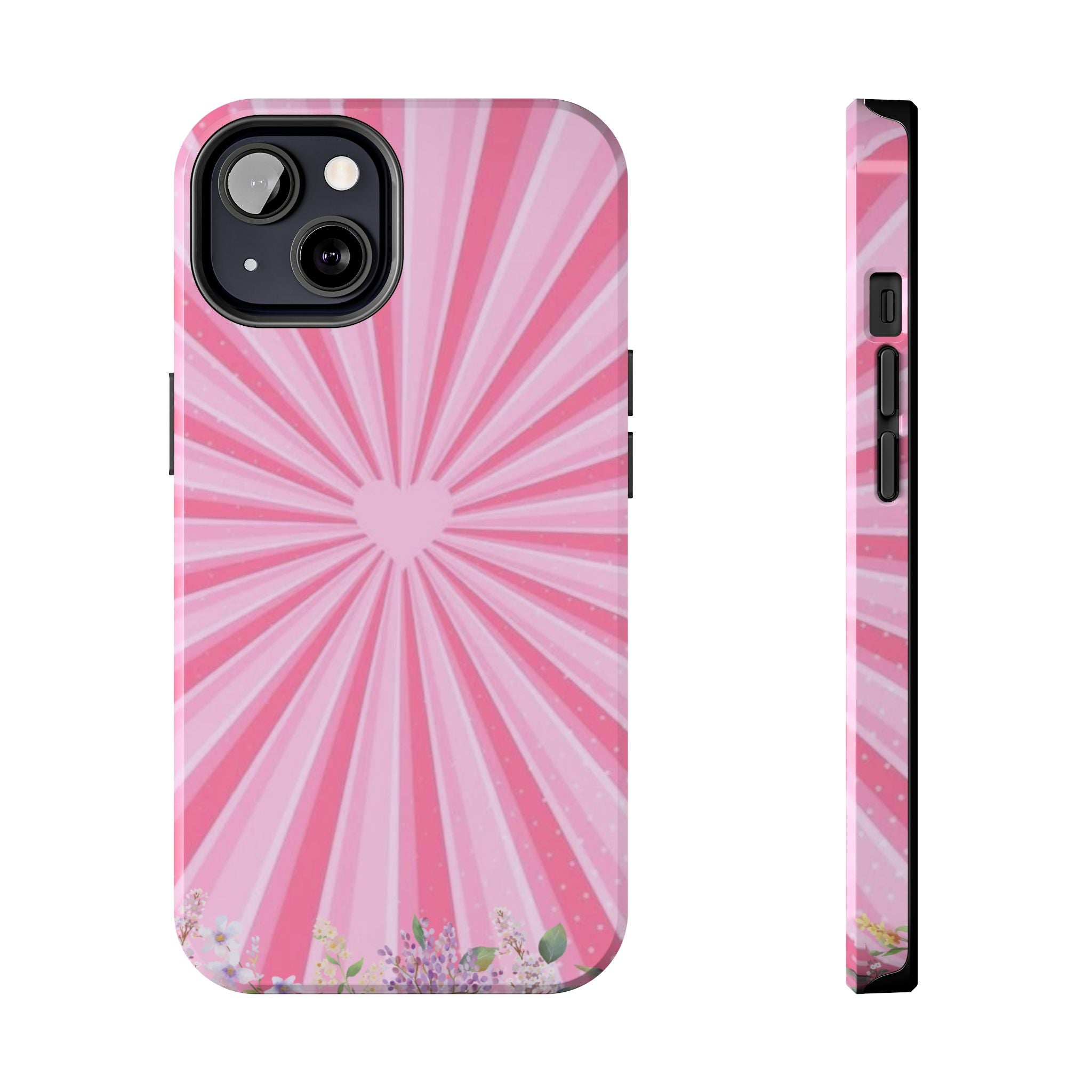 Pink Heartburst Tough Phone Case