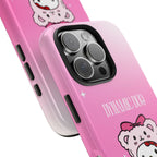 Dynamic Duo Part 1 Pink Bear Tough Phone Case