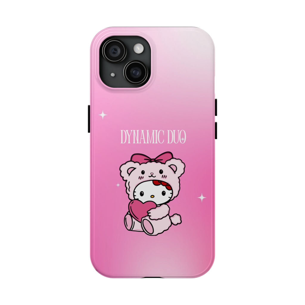 Dynamic Duo Part 1 Pink Bear Tough Phone Case