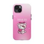 Dynamic Duo Part 1 Pink Bear Tough Phone Case