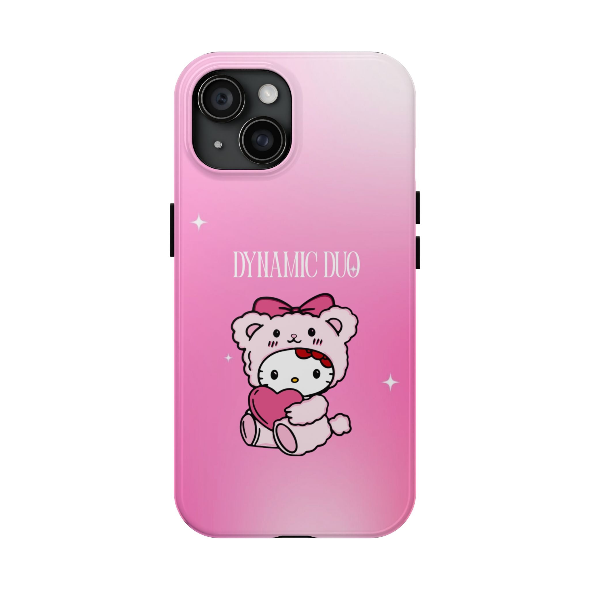 Dynamic Duo Part 1 Pink Bear Tough Phone Case