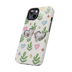 Floral Hearts Tough Phone Case