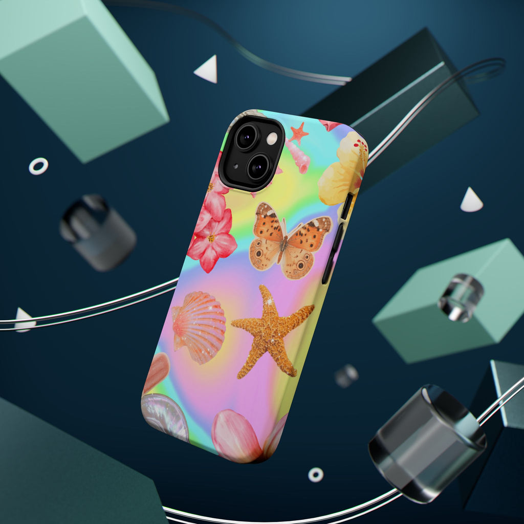 Tropical Seashell Magnetic Impact Resistant Phone Case