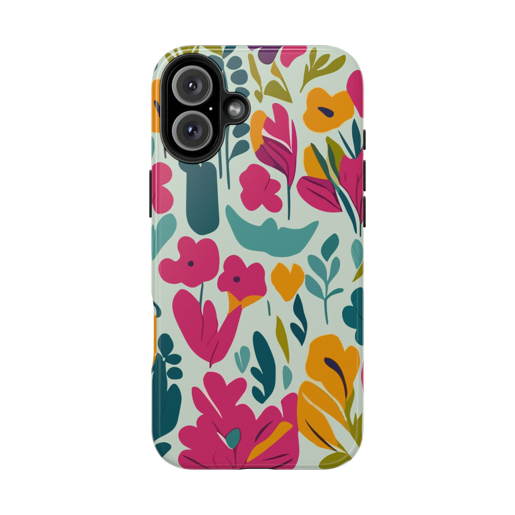 Floral Splash Tough Phone Case