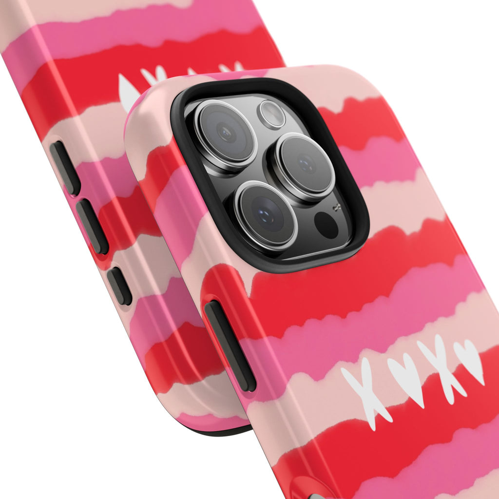 XOXO Stripe Tough Phone Case