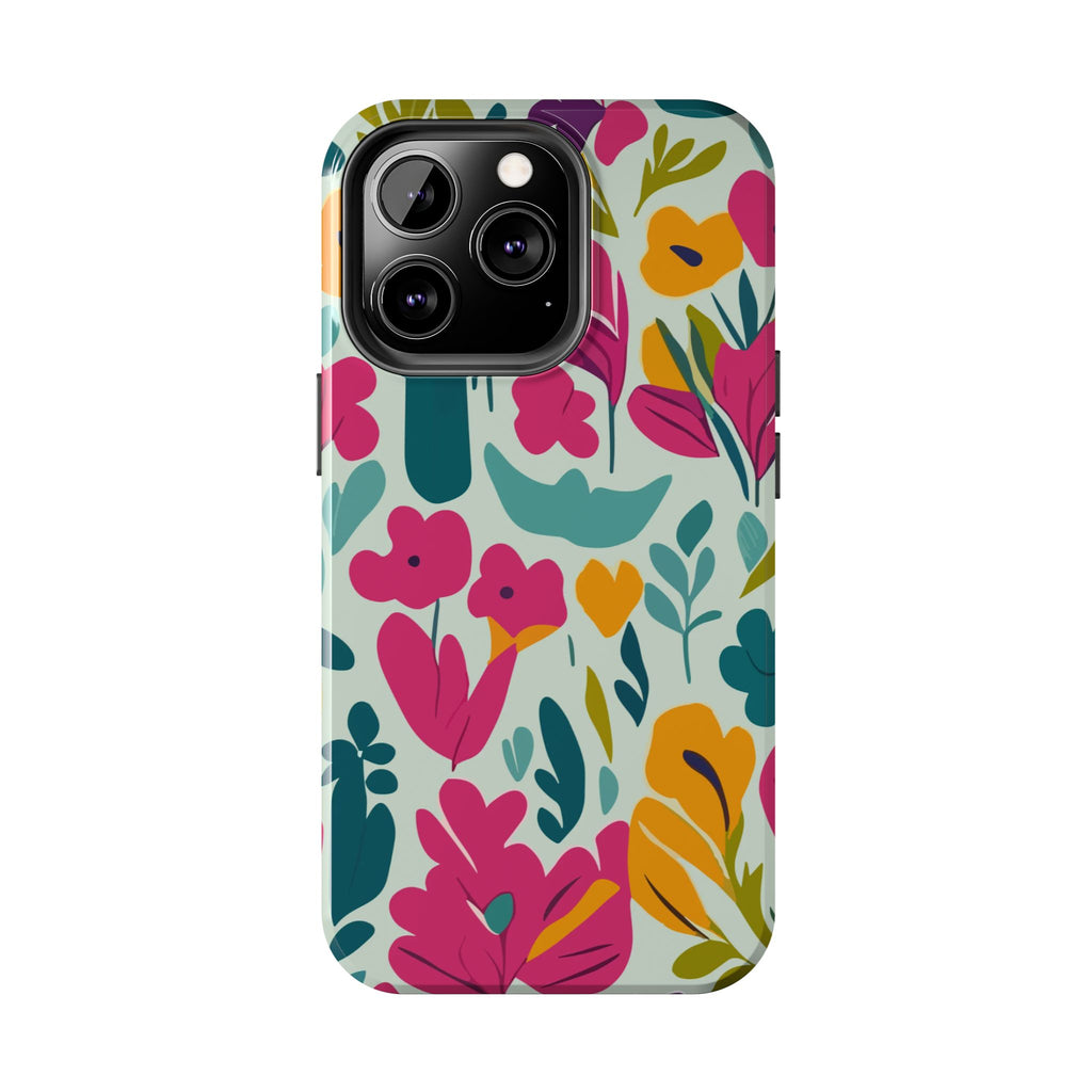 Floral Splash Tough Phone Case