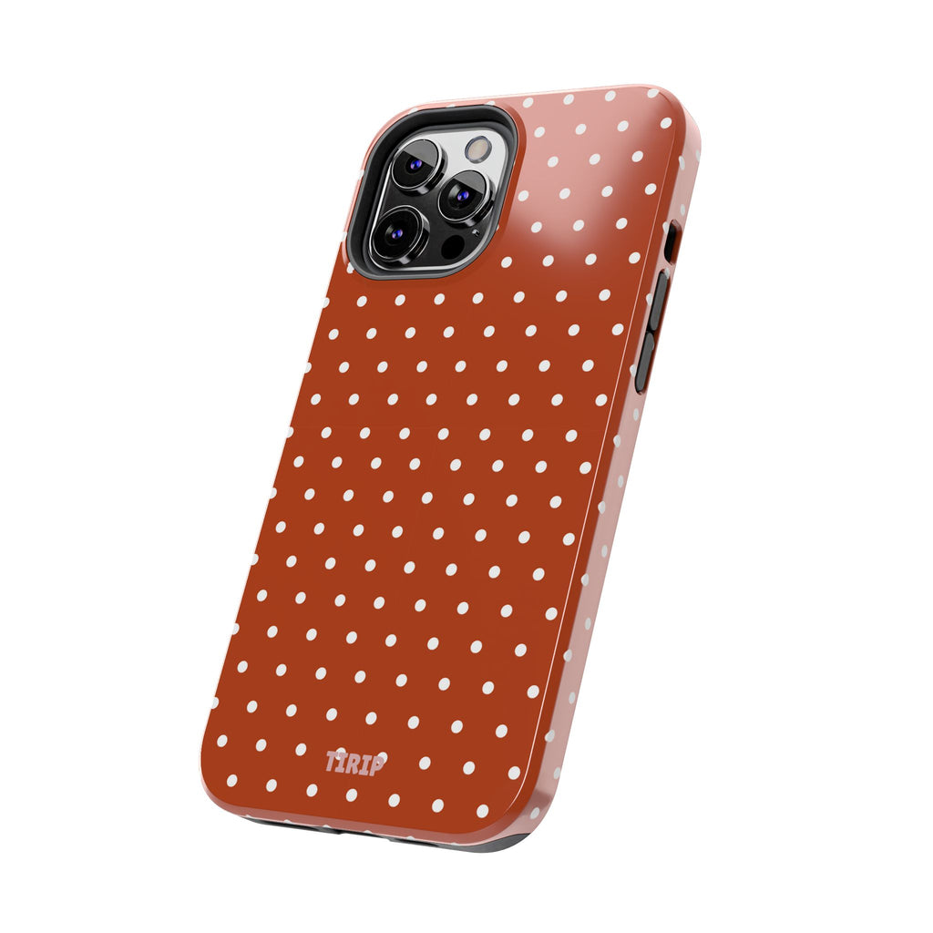 Brown Polka Dot Tough Phone Case