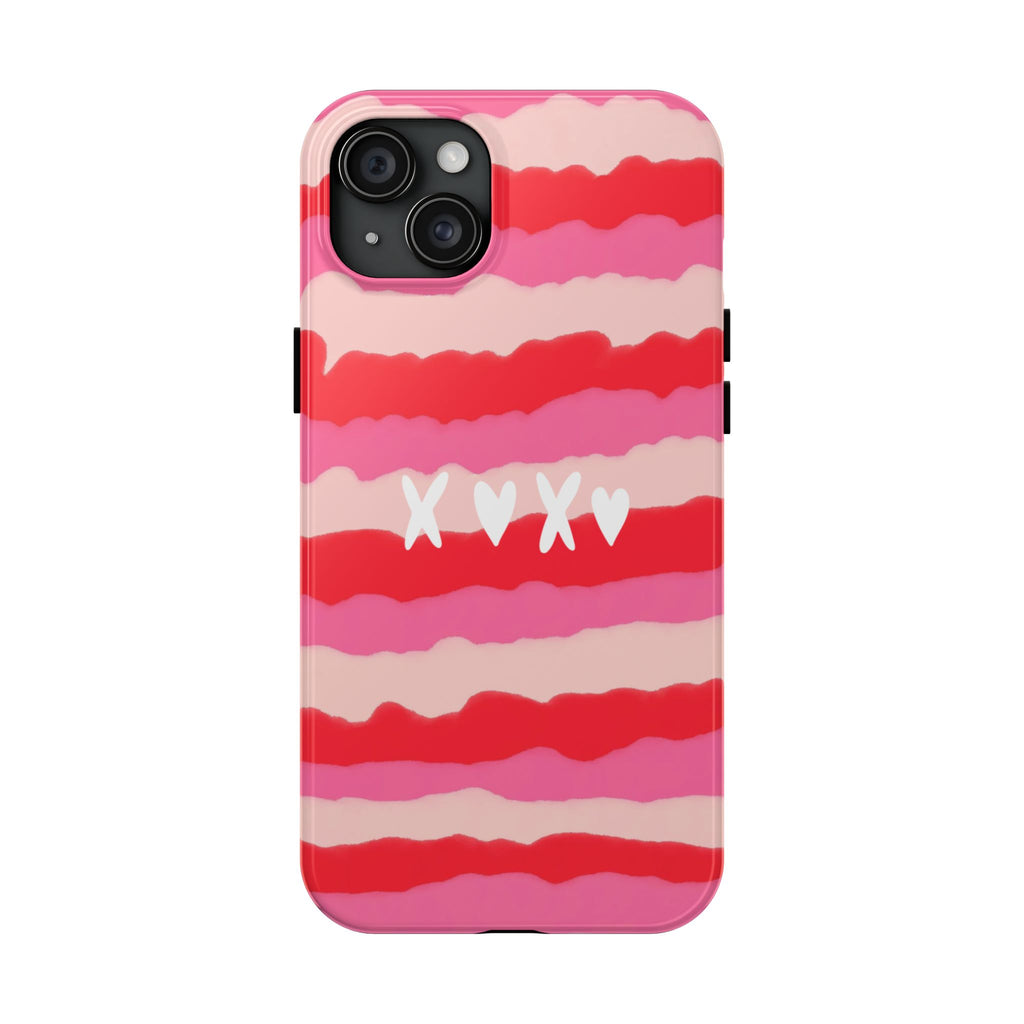 XOXO Stripe Tough Phone Case