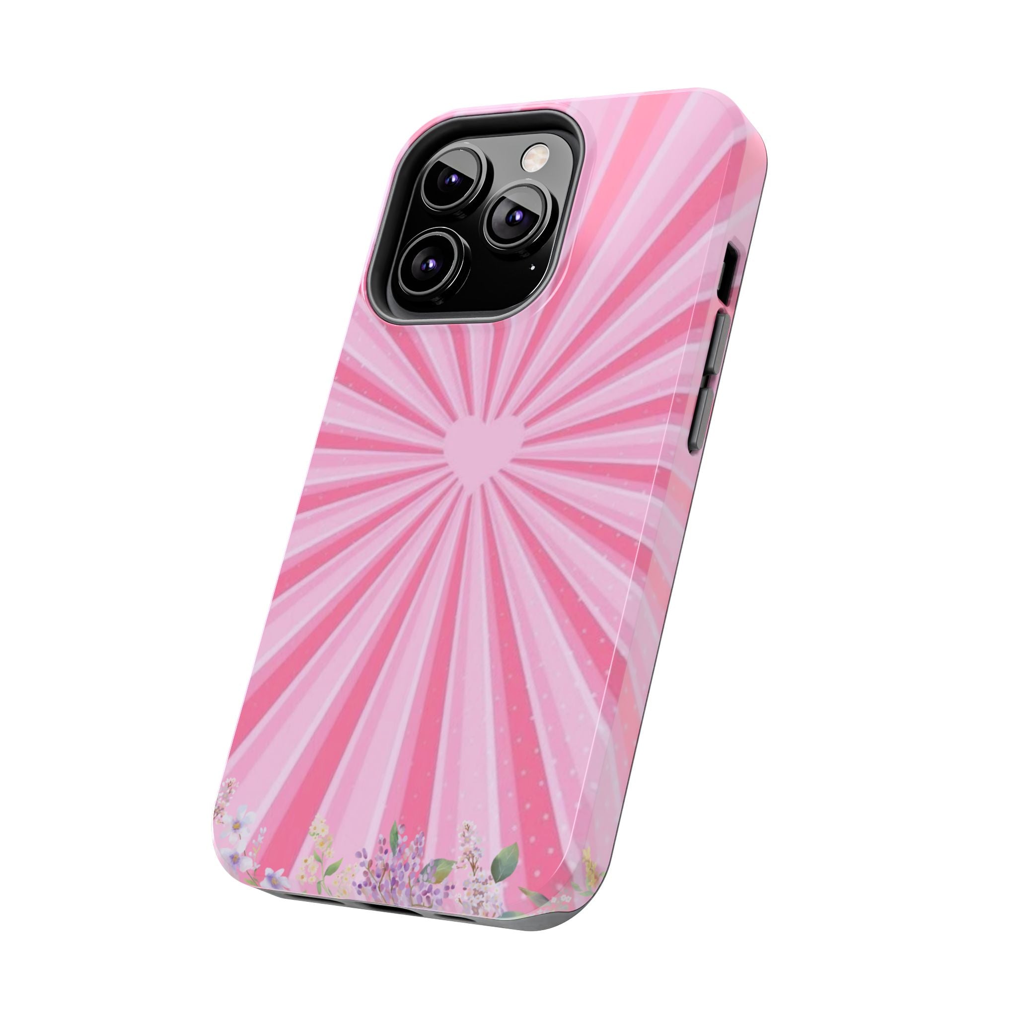 Pink Heartburst Tough Phone Case