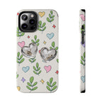 Floral Hearts Tough Phone Case