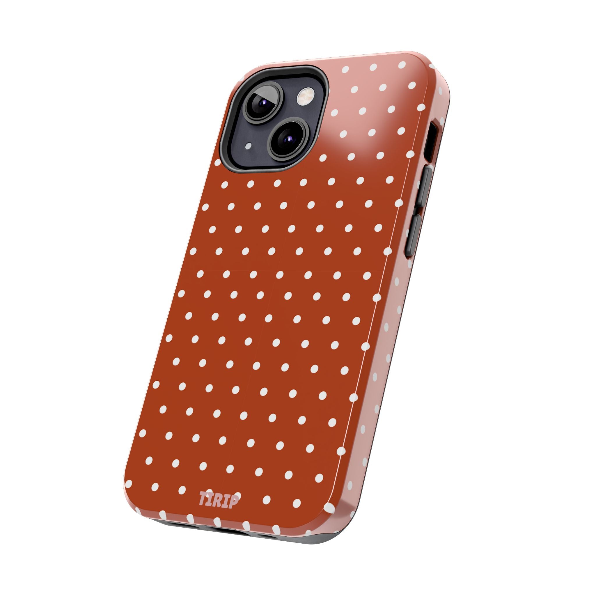 Brown Polka Dot Tough Phone Case