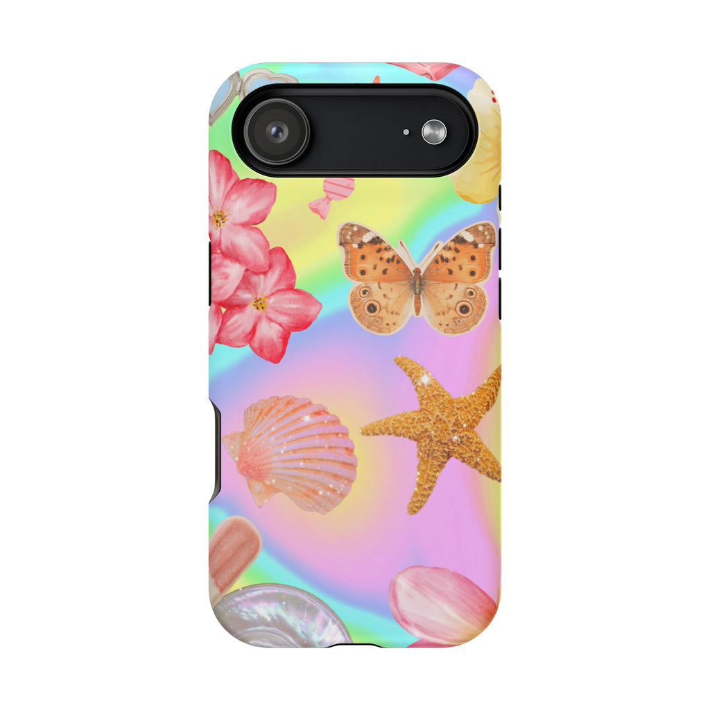 Tropical Seashell Magnetic Impact Resistant Phone Case