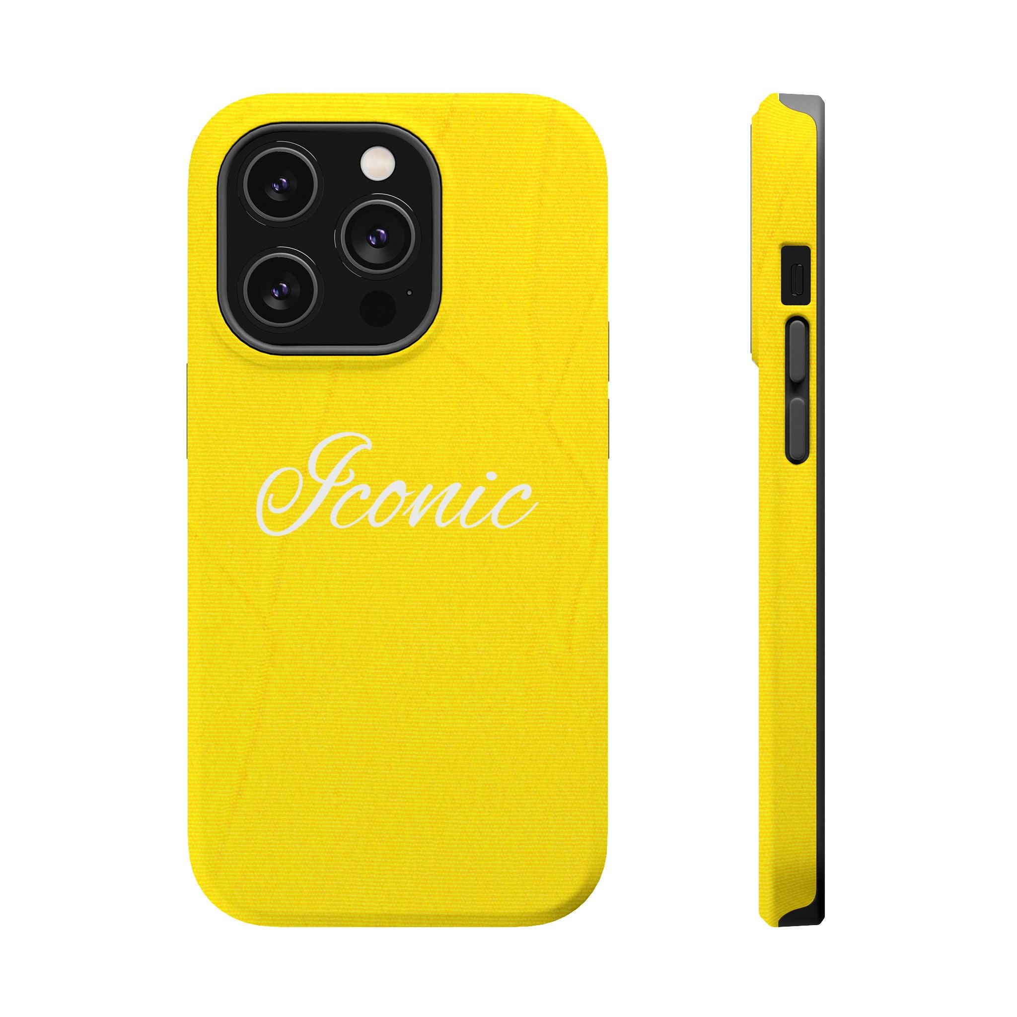 Glossy Iconic Yellow Magnetic Phone Case