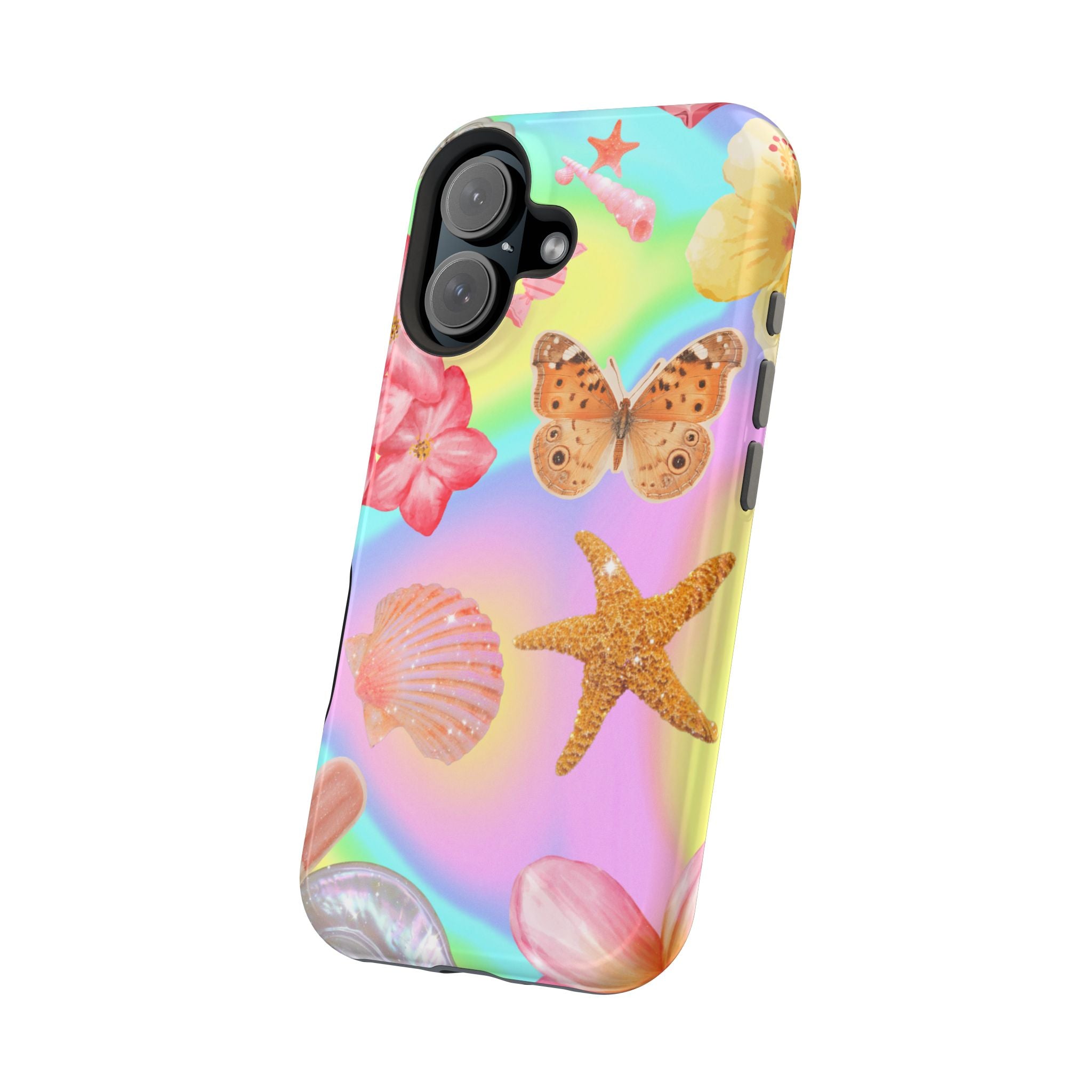 Tropical Seashell Magnetic Impact Resistant Phone Case