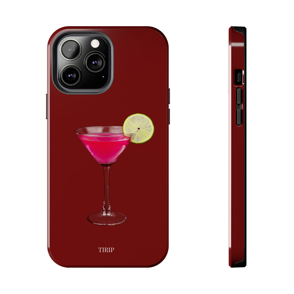 Pink Cocktail Tough Phone Case