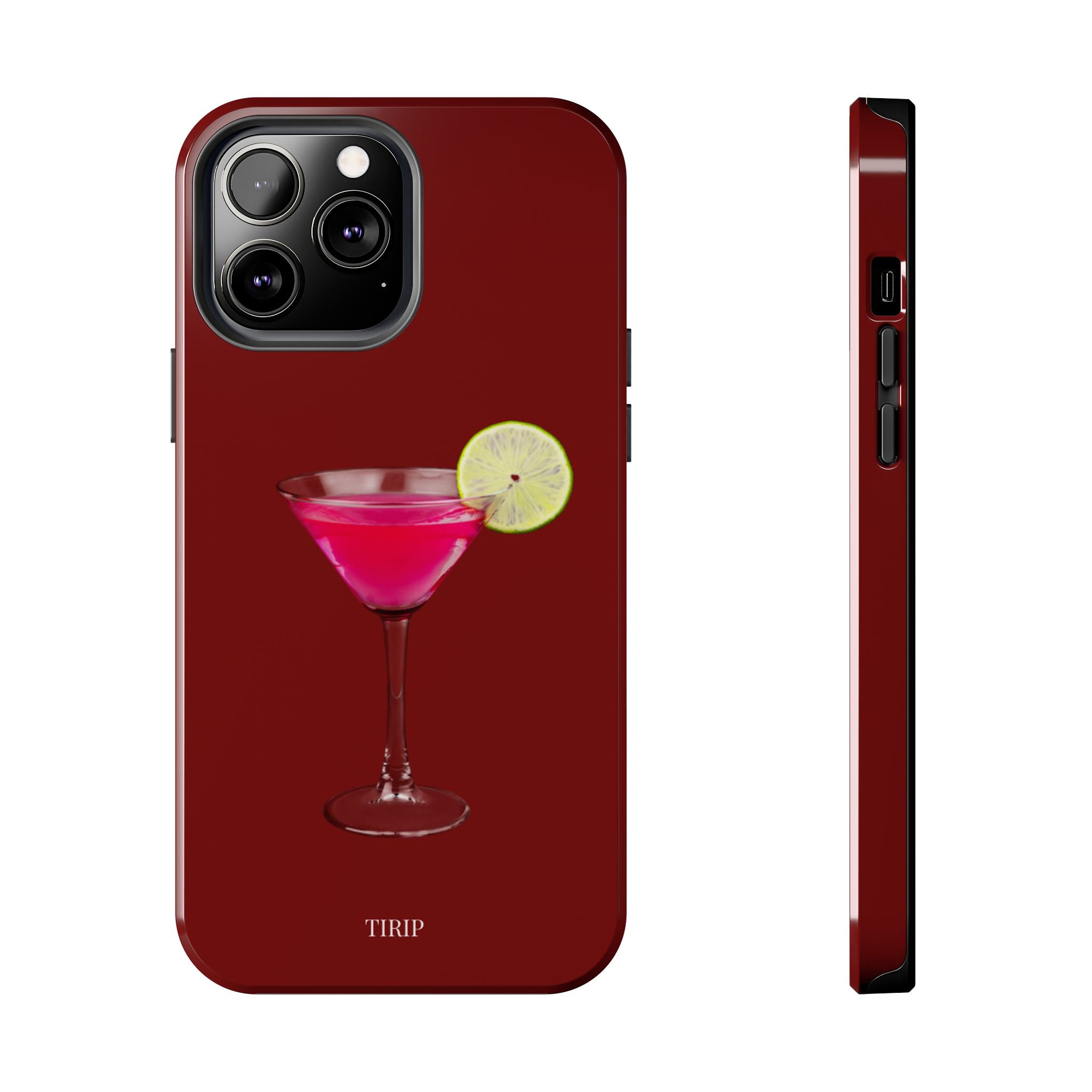 Pink Cocktail Tough Phone Case