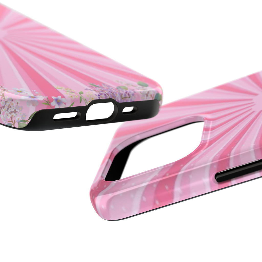 Pink Heartburst Tough Phone Case