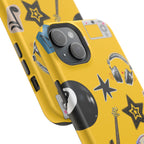 Yellow Music Icons MagSafe Phone Case