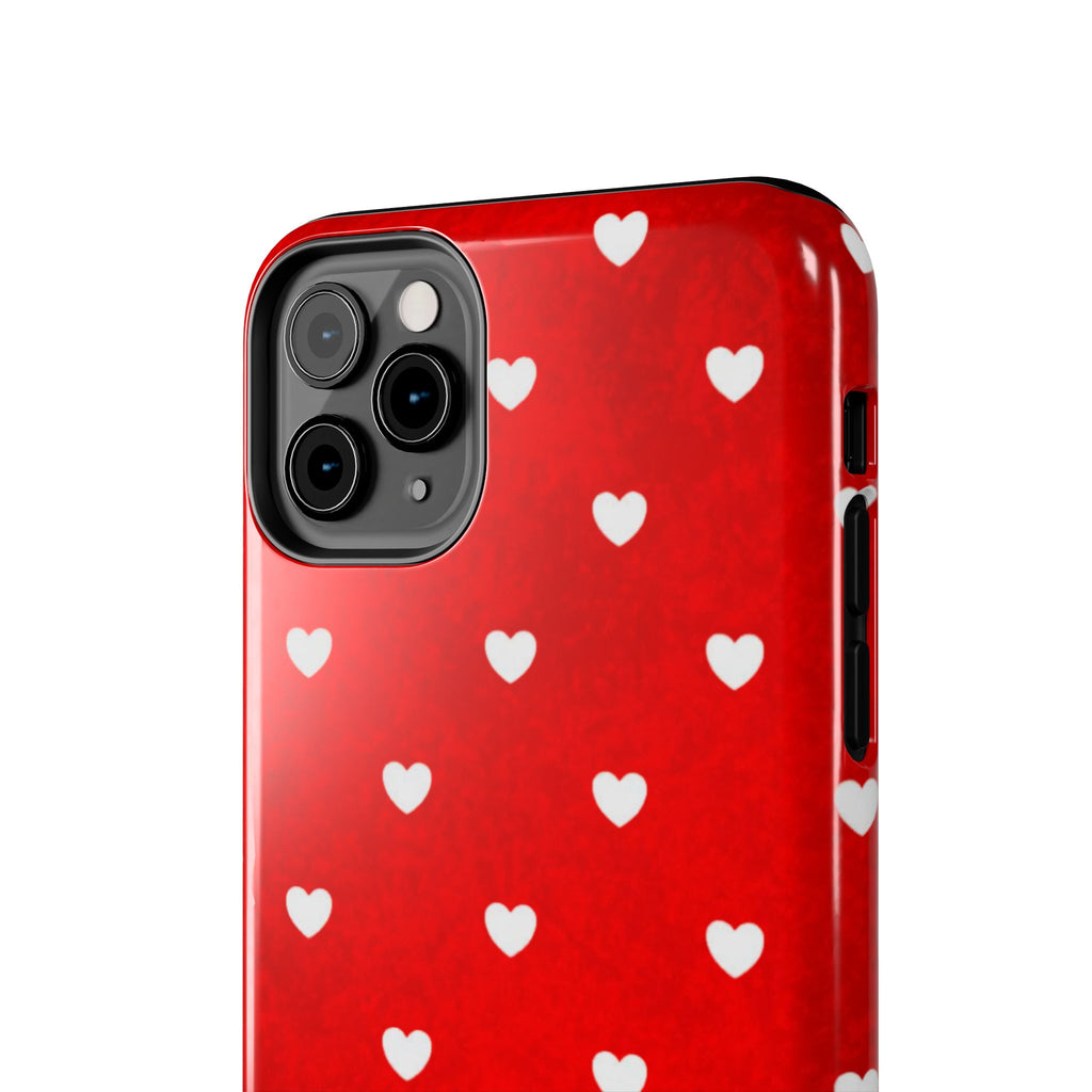 I’m Yours Red Heart Pattern Tough Phone Case