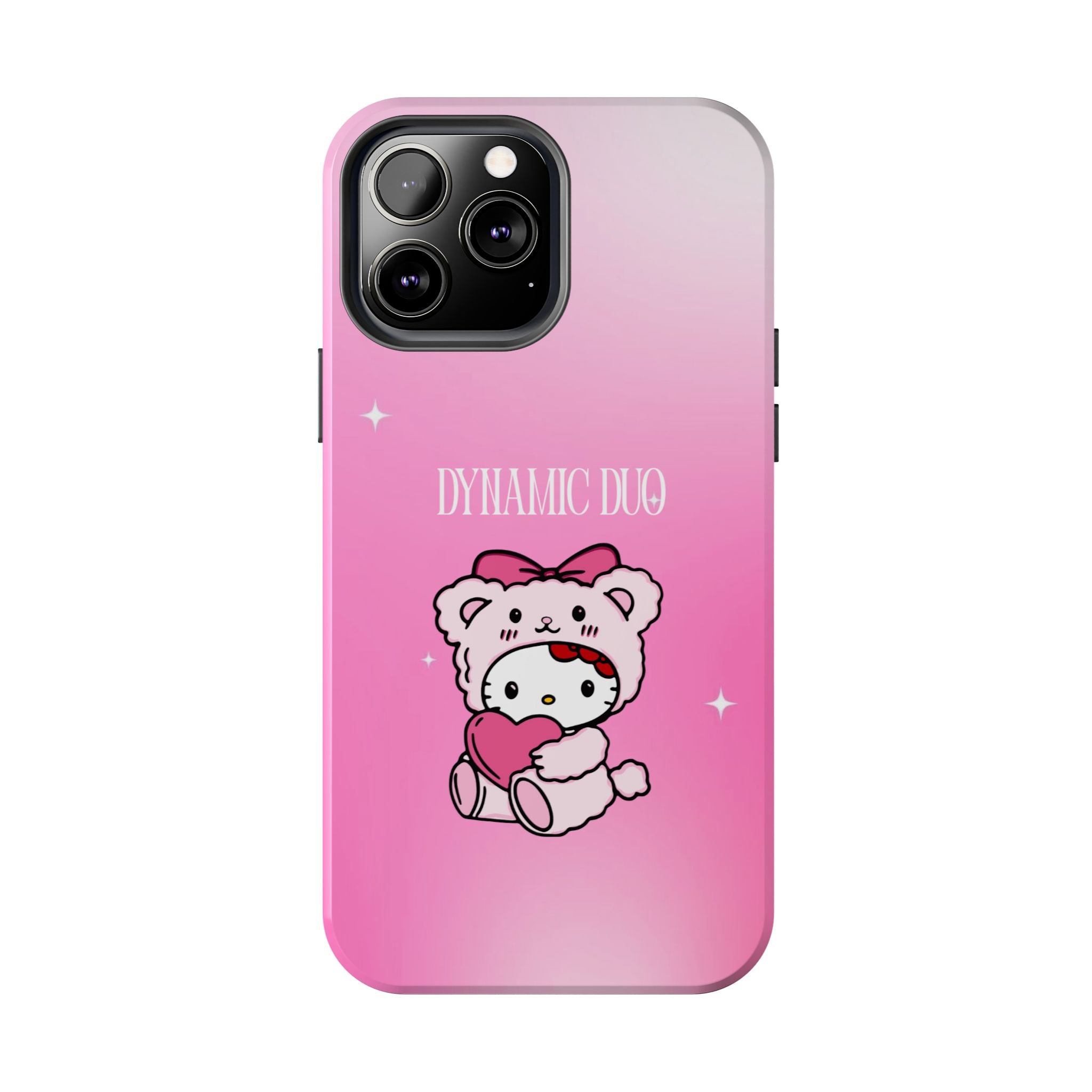 Dynamic Duo Part 1 Pink Bear Tough Phone Case