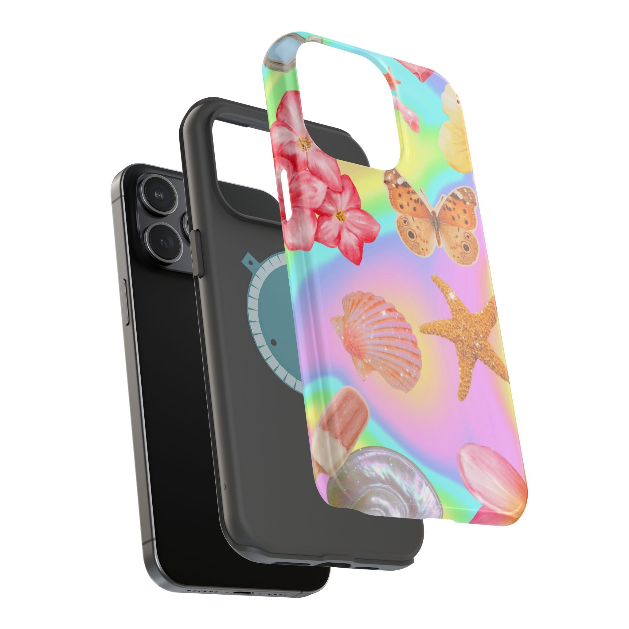 Tropical Seashell Magnetic Impact Resistant Phone Case