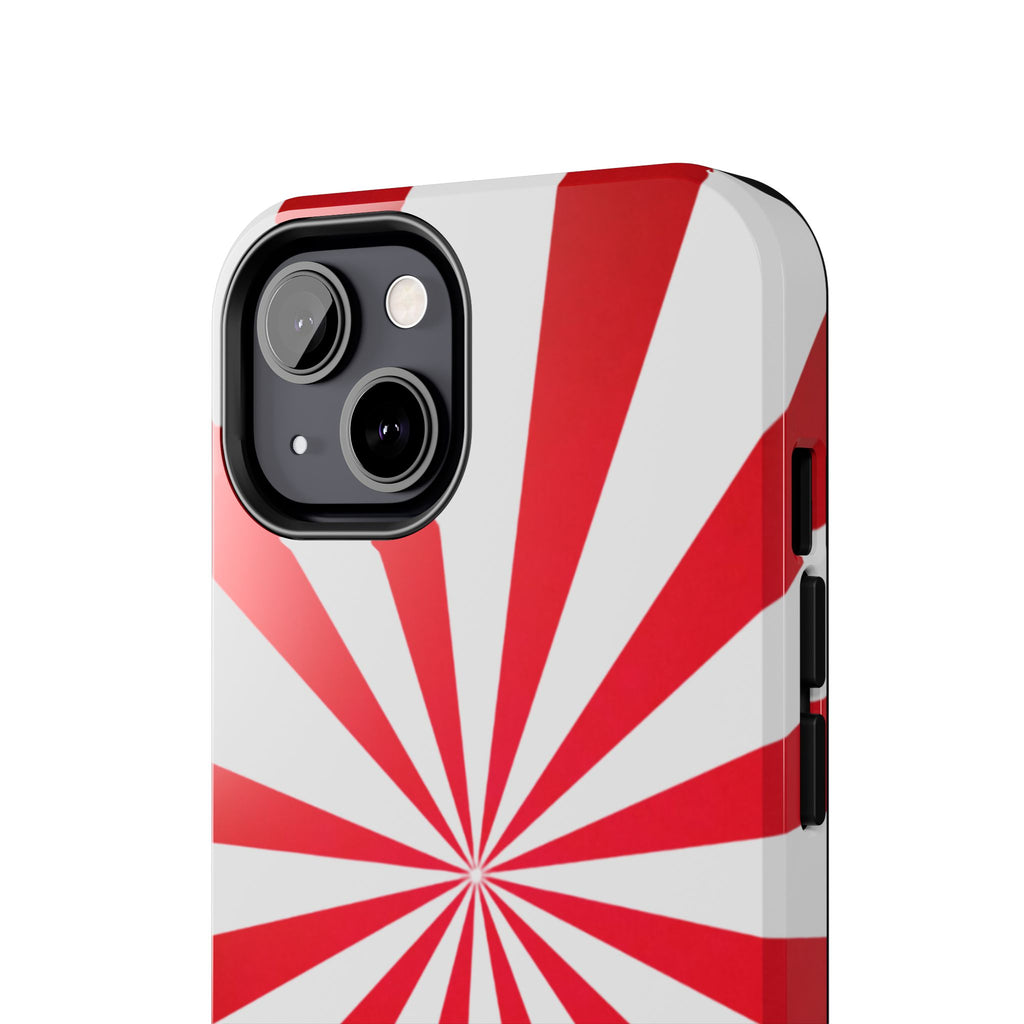 Red Burst Tough Phone Case
