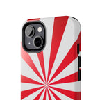 Red Burst Tough Phone Case