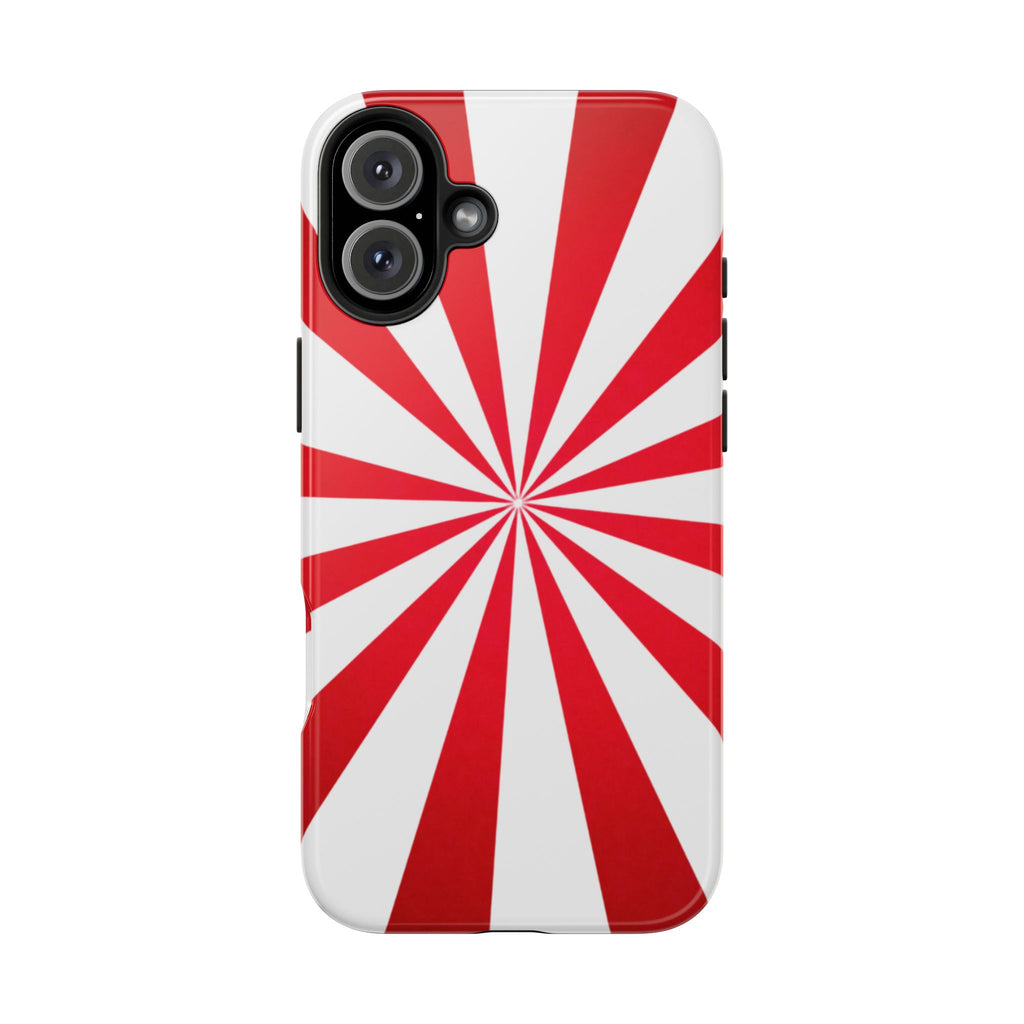 Red Burst Tough Phone Case
